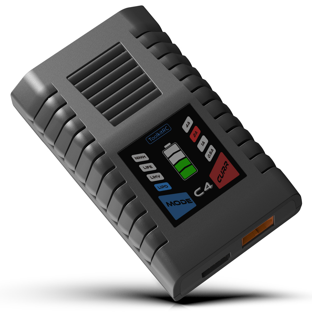 ToolkitRC C4 Charger 50W 5A AC - Drone Racing Charger review and price