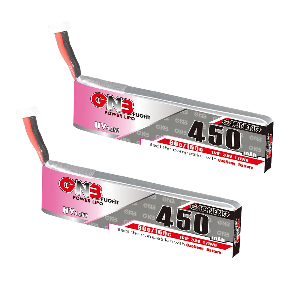 2pcs new GNB 2S 7.6V 450mAh 80 - Drone Racing Charger review and price