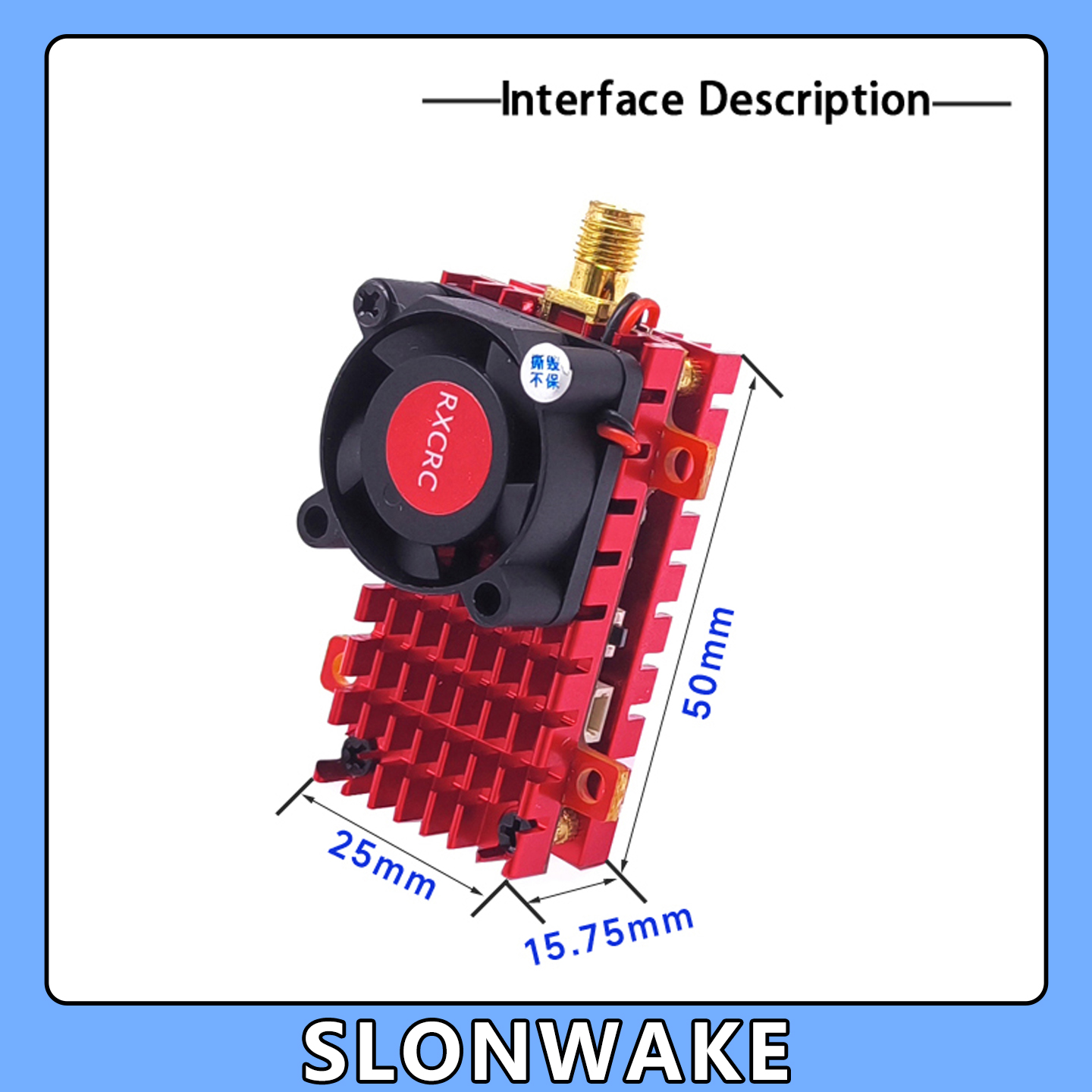 SLONWAKE 5.8G 2W VTX FPV 1800T - Drone Racing Camera review and price