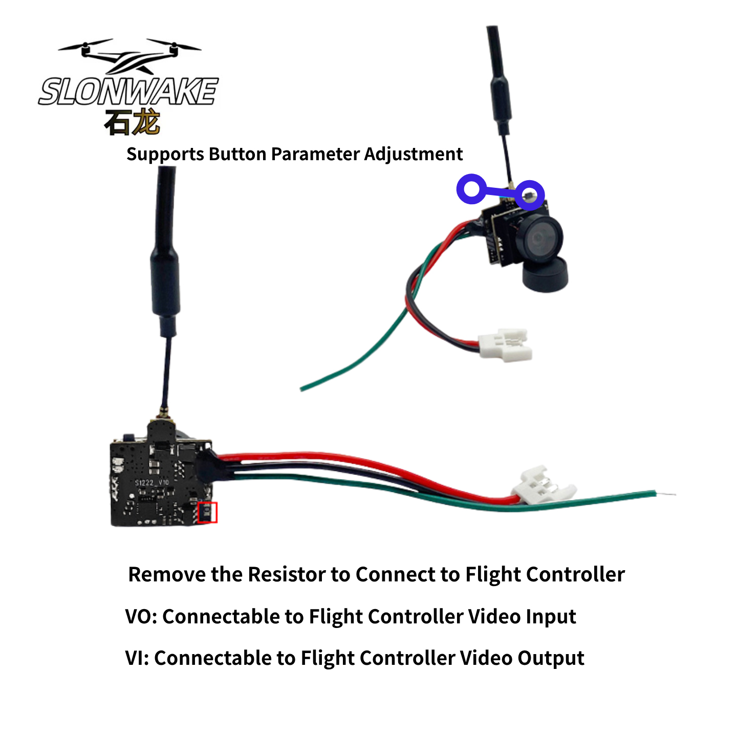 SLONWAKE 5.8G Analog Video Tra - Drone Racing Camera review and price
