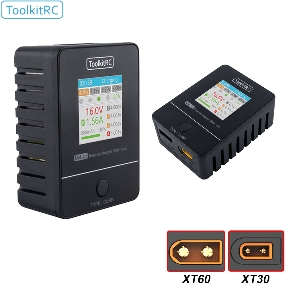 ToolkitRC M4AC 30W LiPO LiFE L - Drone Racing Charger review and price