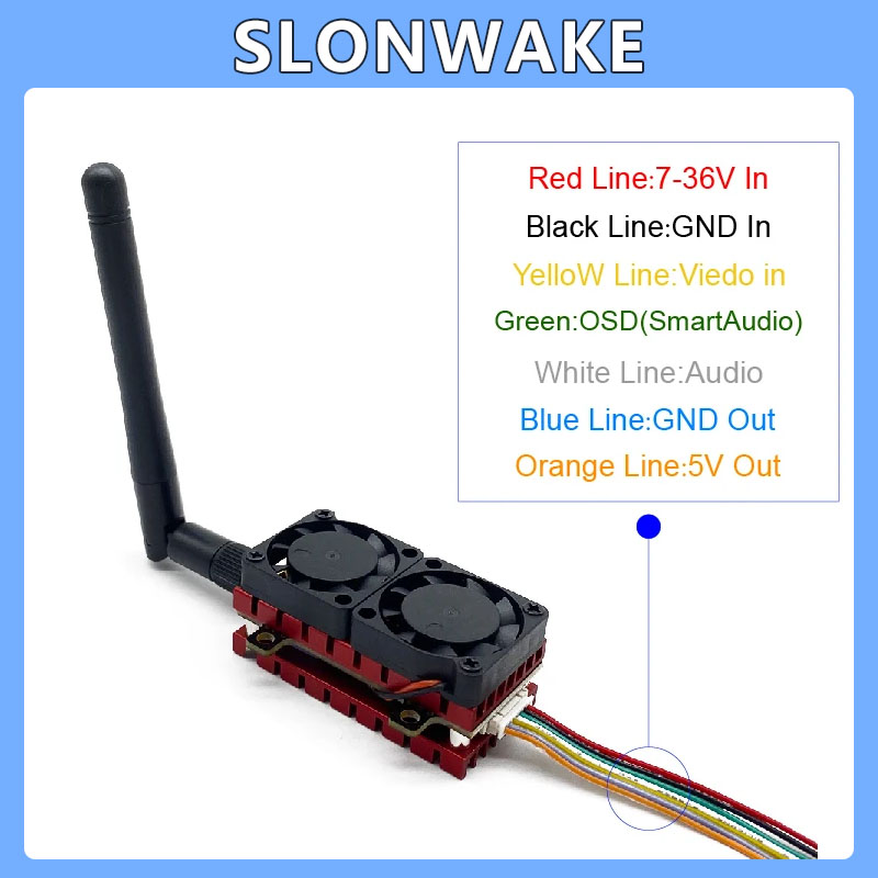 SLONWAKE 5.8G 48CH 4.2W VTX Ad - Drone Racing Vtx review and price